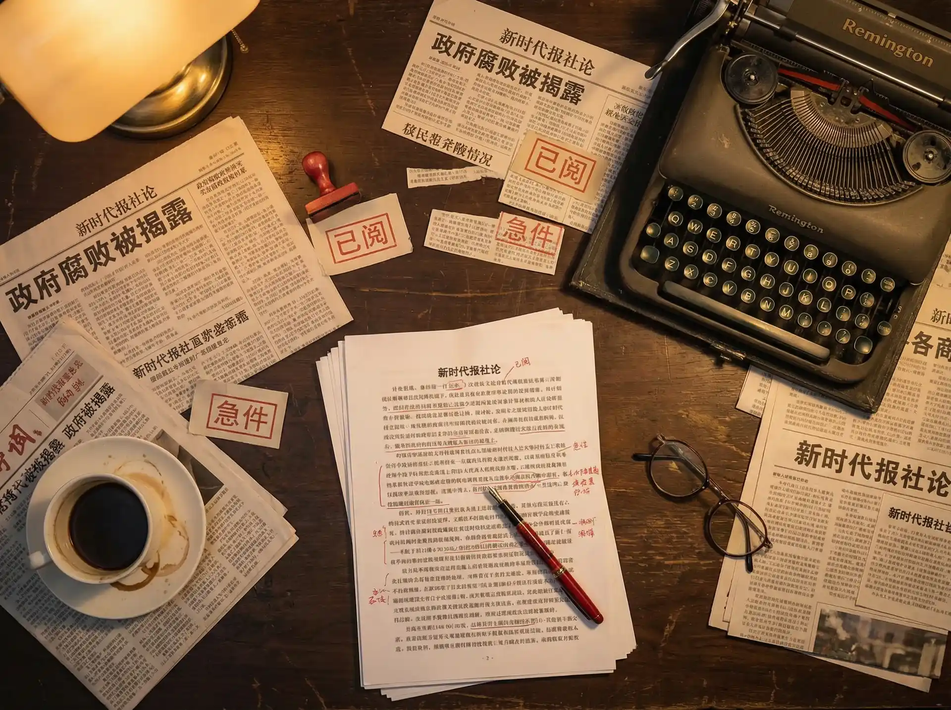 车震社区最新创作与精选视频 - 报社编辑部工作场景